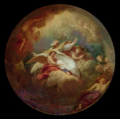 Apotheosis of St. Ambrose, Study for the Decoration of the Invalides by Bon de Boulogne